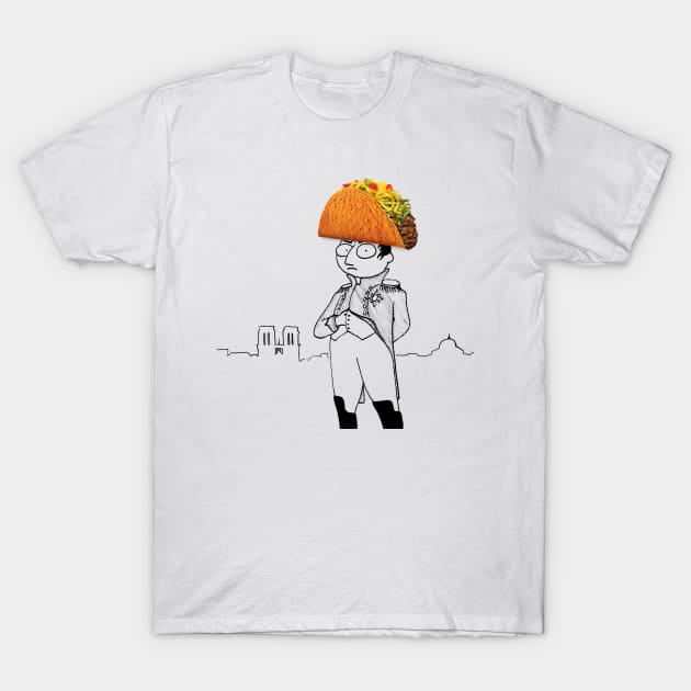 Taco - Napoleon's hat T-Shirt by MassimoFenati